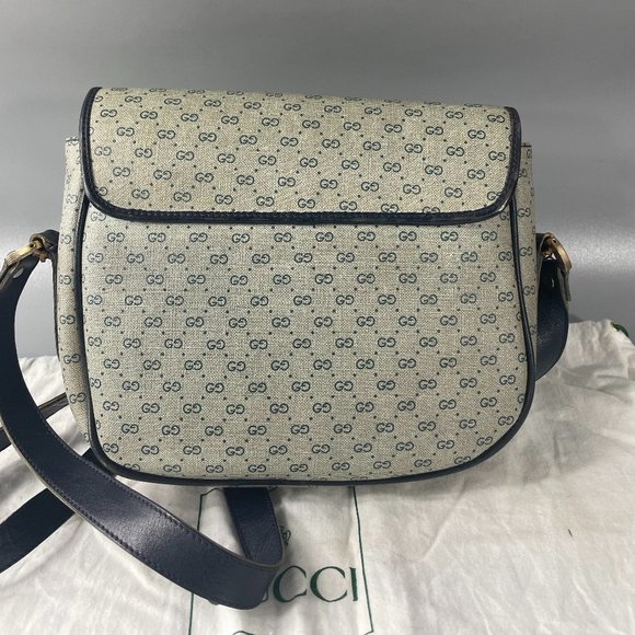 100% Authentic Gucci 1960's Micro GG Monogram Crossbody Bag - Picture 5 of 15